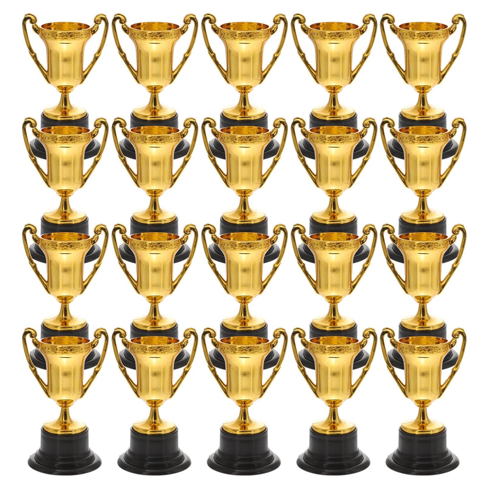 

Чемпионские кубки TOYMYTOY, Набор из 20 мини-трофеев для гольфа, футбола, бейсбола, спорта, турниров, наград, призов, детских игр