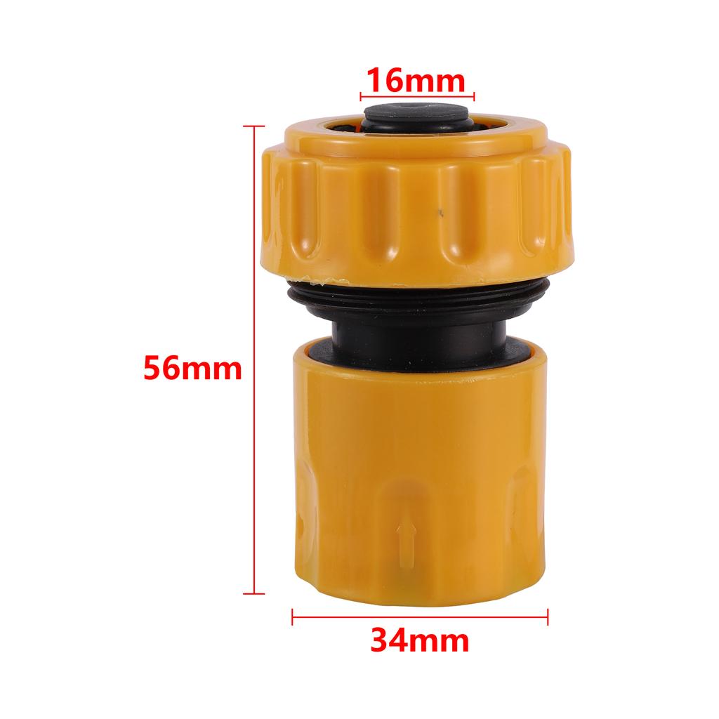 Garden Hose Quick Connector 1/2 3/4 1 Inch Pipe Coupler Stop Water Connector Repair Joint Drip Irrigation System 32/20/16mm Hose
