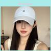 Cat Embroidered Baseball Cap With Sun Protection And Breathability For Spring Summer Casual Wear