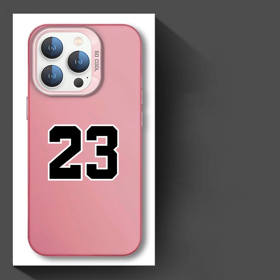 Phone Cover Case for iPhone 17 Pro Max Air 13 11 15 14 Plus 12 Pro 16 Basketball Number 23