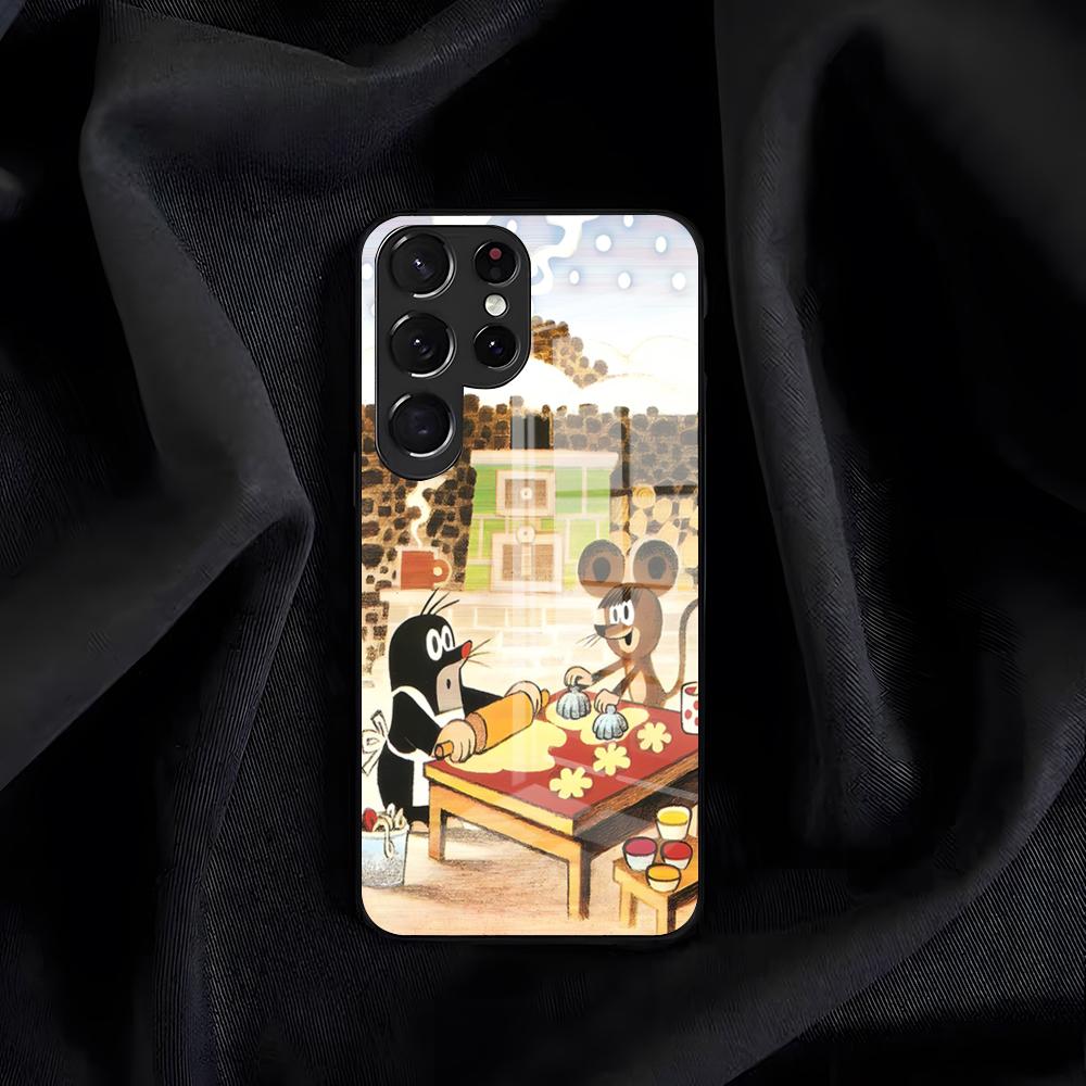 Cute The Little Mole Phone Case For Samsung S26 S25 Edge S24 S23 S22 S21 S20 Ultra Plus FE Glass Cover