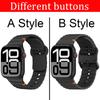 Sport Straps for Apple watch Band 11 10 SE 9 8 7 6 Ultra 3 49mm 46mm 44mm 45mm 42mm 40 41 Silicone correa Bracelet iWatch bands