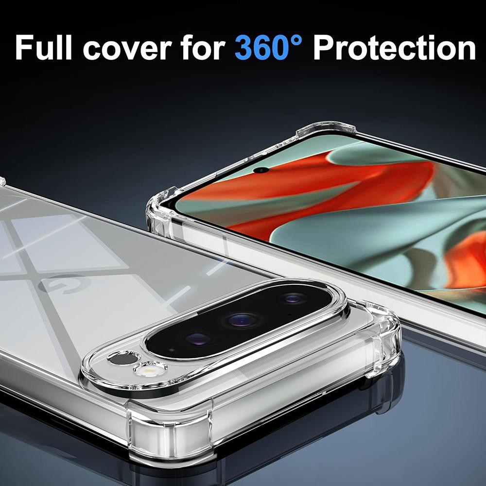 Silicone Shockproof Soft Case For Google Pixel 9A 9 ProXL 8 8A 7 7A 6 6A Pro XL A Ultra Thin Transparent Back Cover Clear Shell