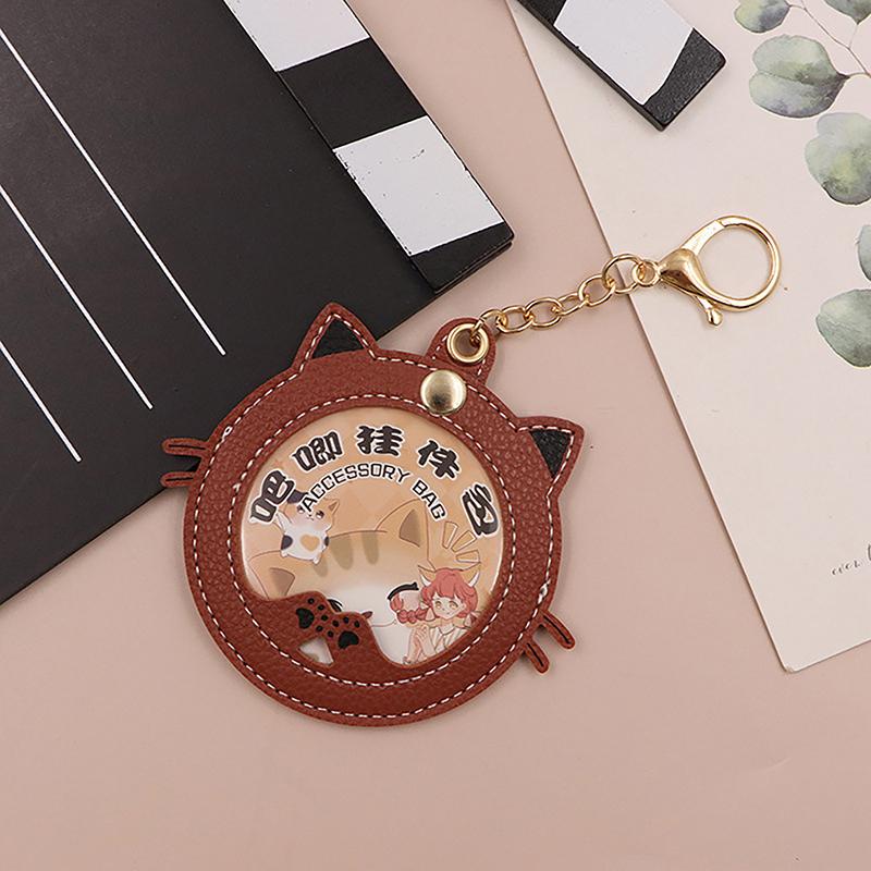 New Cat Shape Ita Bag Pins Badge Protector Case For 58Mm Anime Badges Decoration Bag Accessories Pin Case Birthday Gift