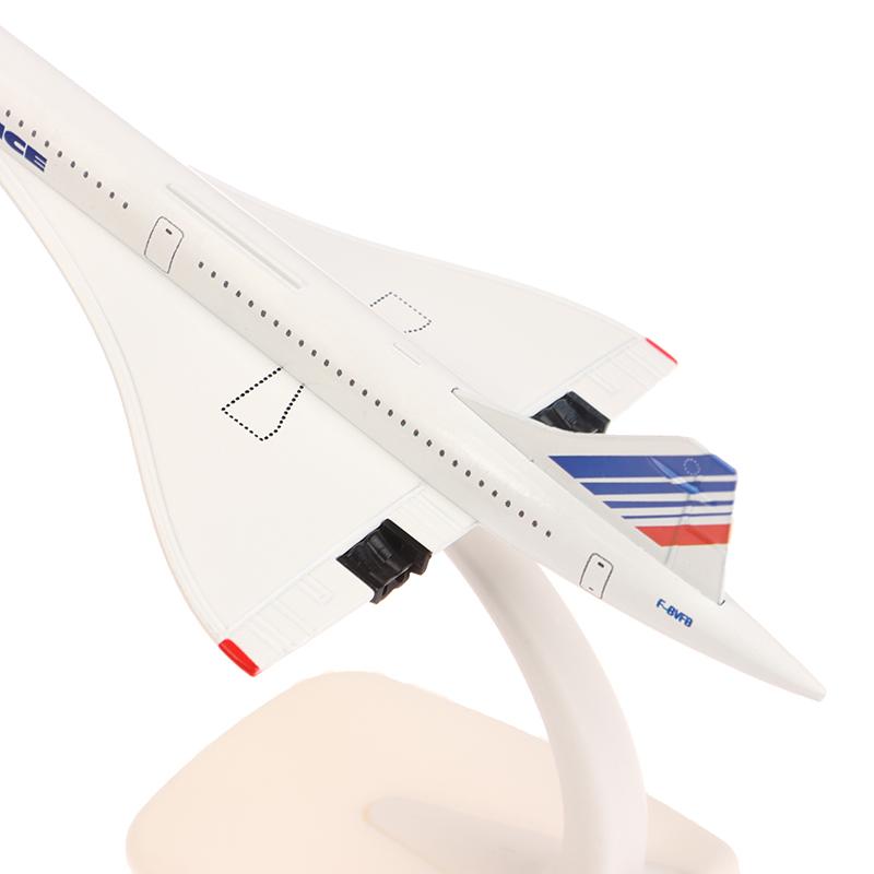 20cm French Union Concorde Air France Airplane Model Airliner Alloy Diecast Air Plane Model Toys Collection Home Decor Ornament