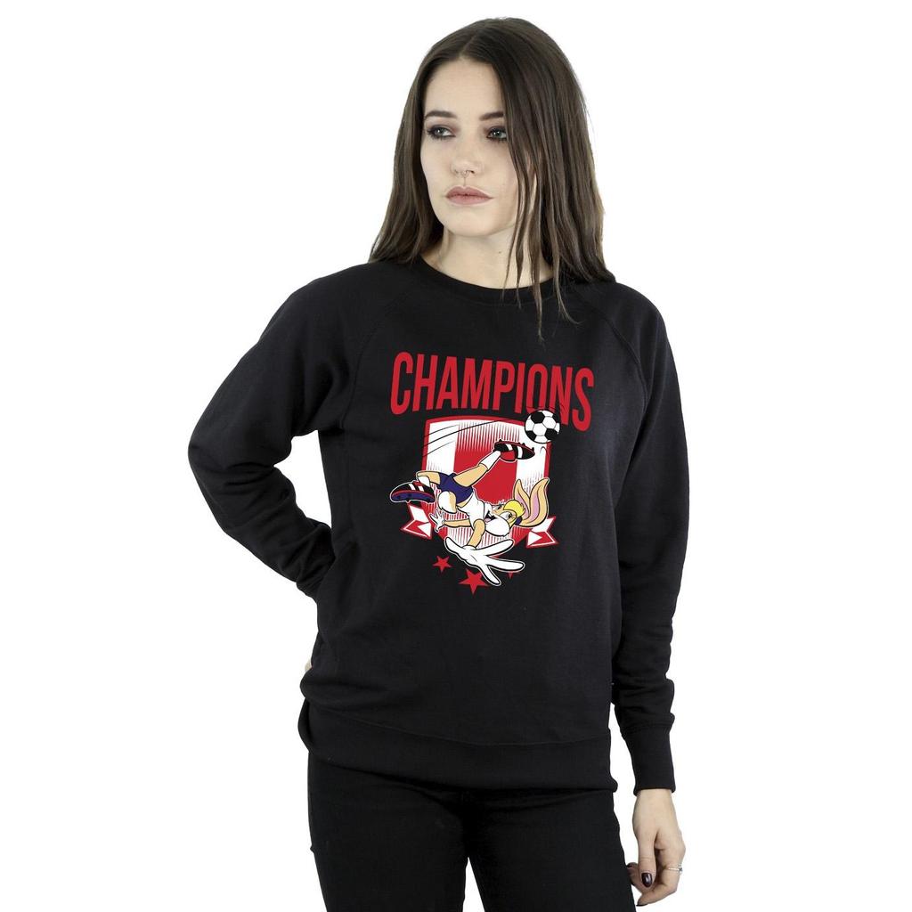 Looney Tunes Womens/Ladies Lola Football Champions Sweatshirt