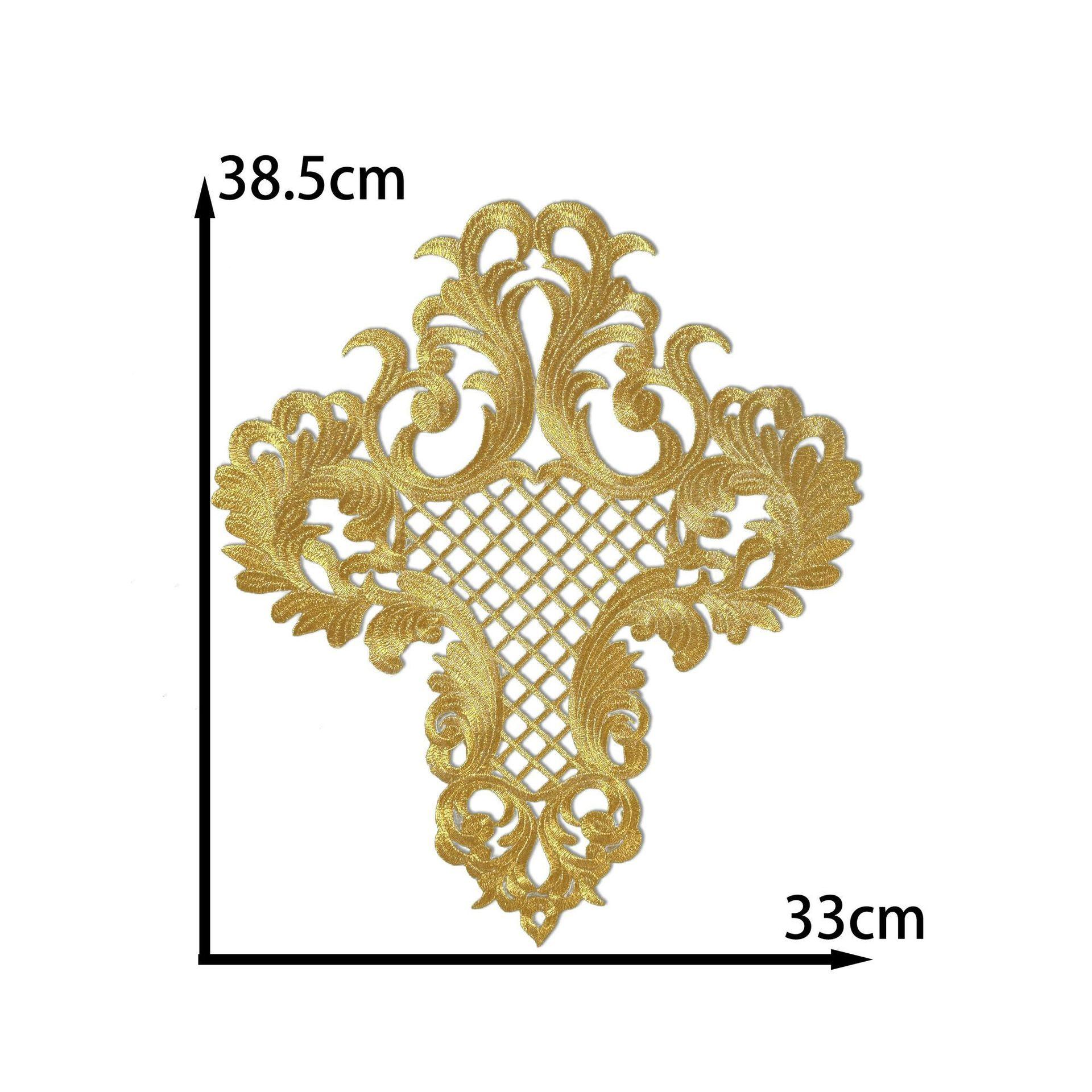 

Pattern Embroidery Cloth Sticker Stage Ancient Costume Opera Decorative Dress Hot Stamping Cloth Sticker Diy Handmade Clothing Accessories