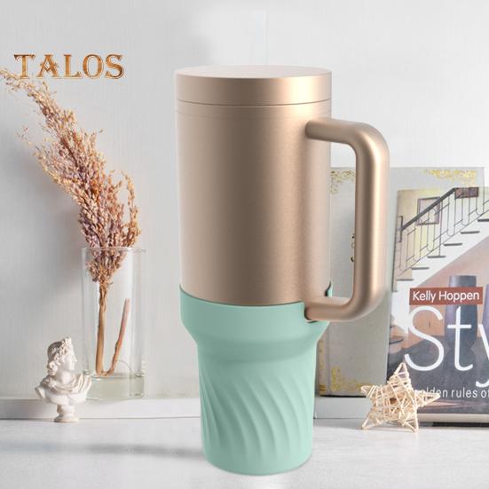 Silikonový kryt šálku pro botičku pohárku 30/40 Oz Potravinářský opakovaně použitelný odolný chránič dna bez BPA