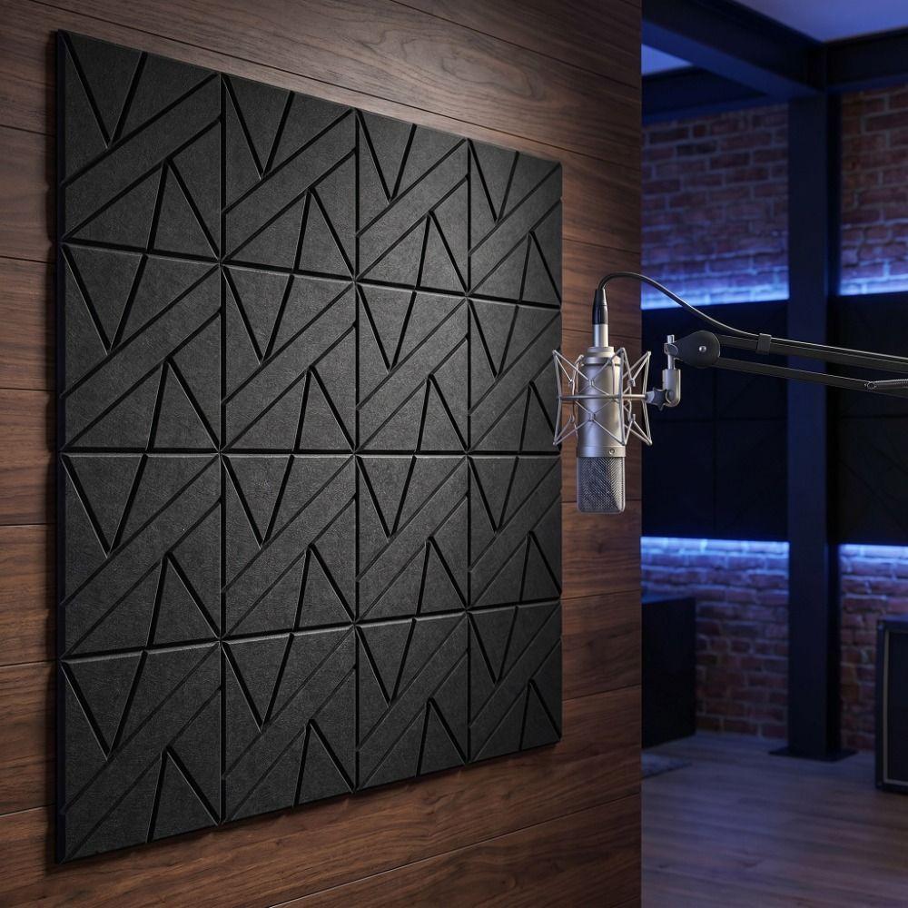 Quadratische Akustikplatten Selbstklebende Filzplatten Schalldämmplatten Innendekoration