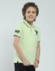 MONTE CARLO Jungen Regular Fit Bedrucktes Polo Kurzarm T-Shirt
