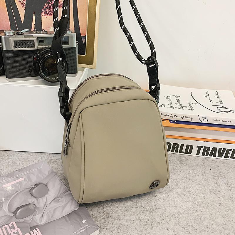 Trendy Brand Small Bag Women'S Mini Lightweight Multi-Compartment Shoulder Messenger Bag Fashionable Mobile Phone Bag Small Shell Backpack