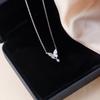 Butterfly Necklace Women'S Collarbone Chain Niche Design Light Luxury Year-Old High-End Pendant Premium Durable