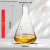 Pomex Shuniu Glass Erlenmeyer Flask: Conical, Straight/Wide/Flared Mouth, 100ml/250ml/500ml/1L Sizes.