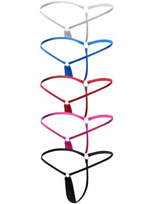 Ultra-Small Low Waist Thong: Solid Color, Versatile, Sexy Mini Underwear for Women