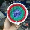 300g Organic Lace Cotton Blend Cake Roll Long Section Dyeing Yarn Hand-woven Shawl Scarf Skirt Hat Crochet Wool
