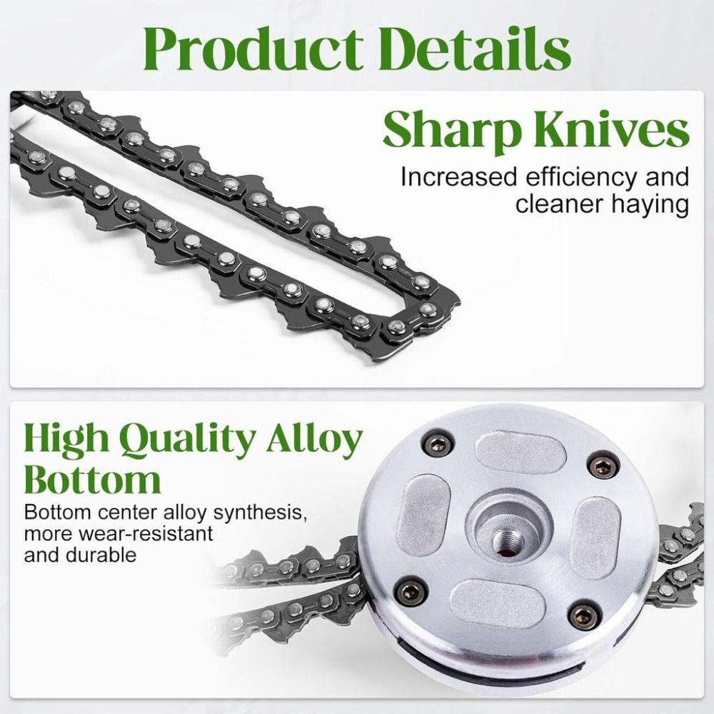 High Hardness Brush Cutter Head Lawn Machine Accessories Lawn Mower Head  Garden Cutting