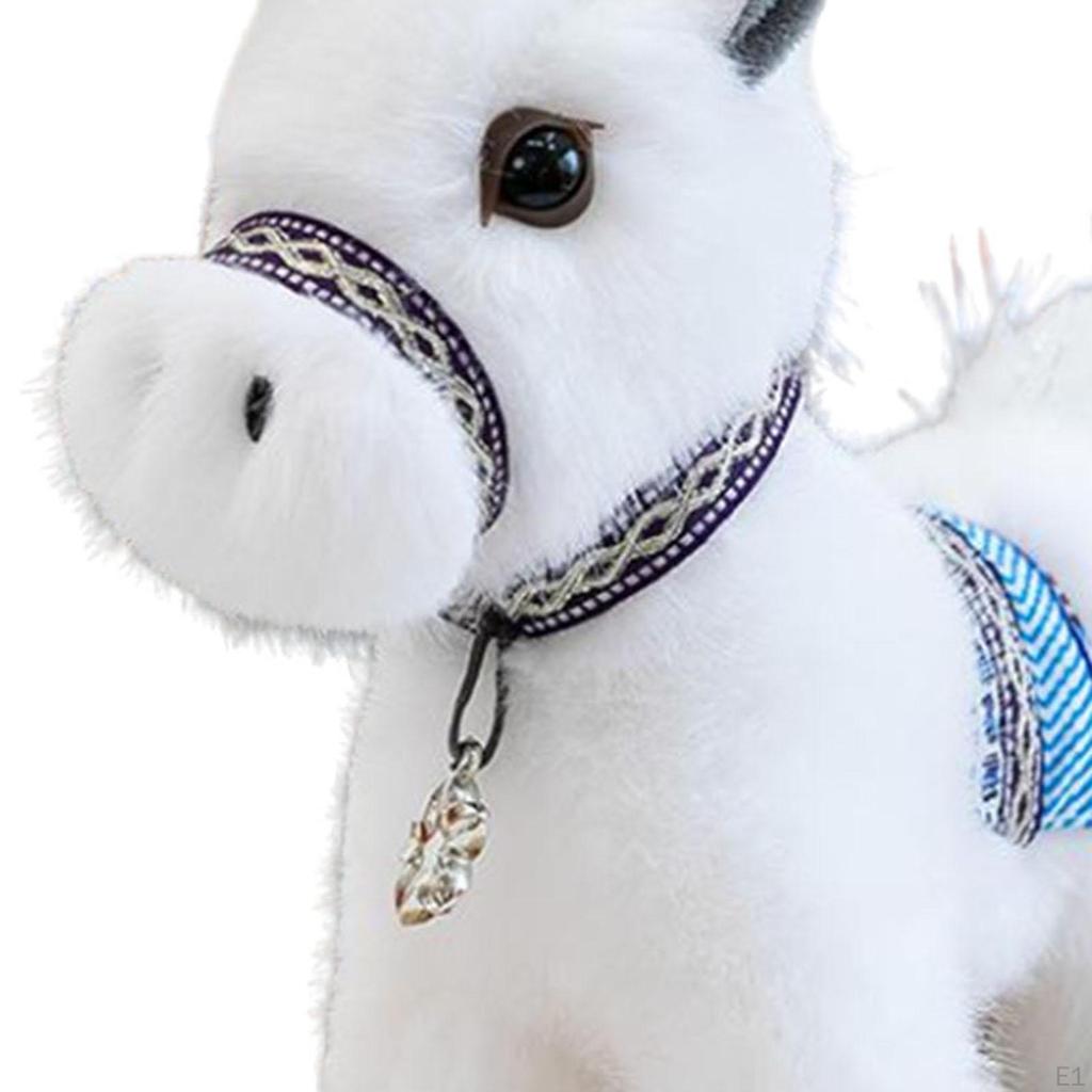 Horse Cuddly Toy Rag Doll Collectible Made of Durable . A Special Keepsake for Children's Rooms,