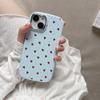 Phone Case for Huawei Honor 600 LIte 5G 50 Nova 10 7 9 SE P30 Pro Red Polka Dot Love Heart Silicone Plating Metal Lens Cover