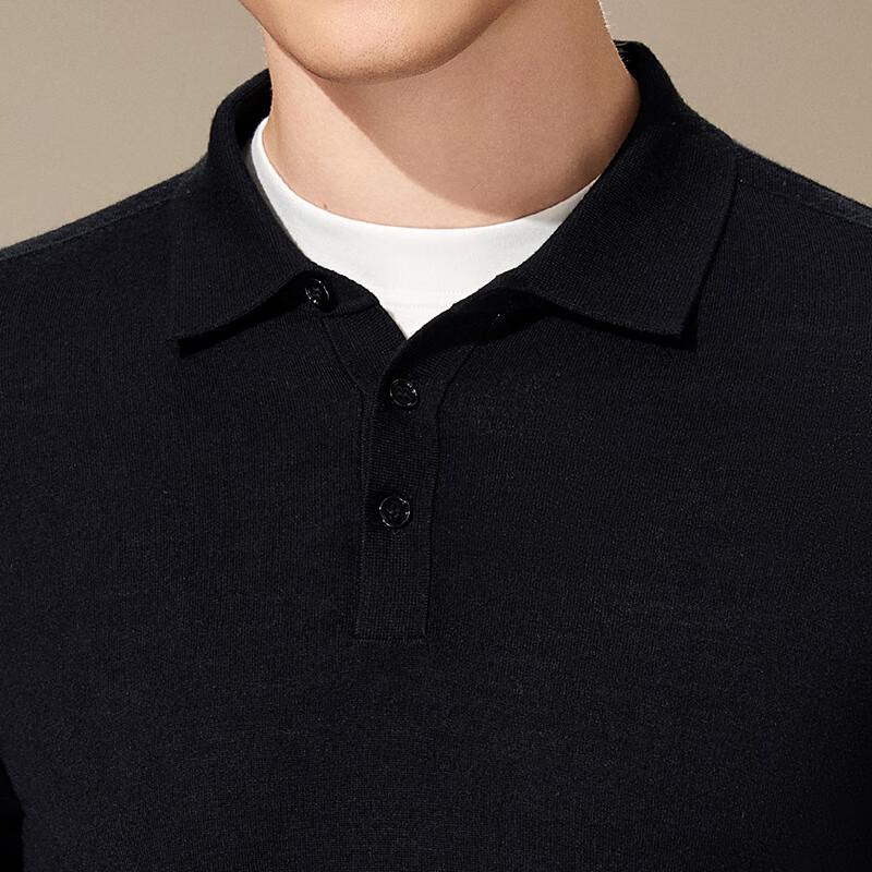 Polo in Maglia da Uomo Antonio in Misto Lana Cashmere e Seta