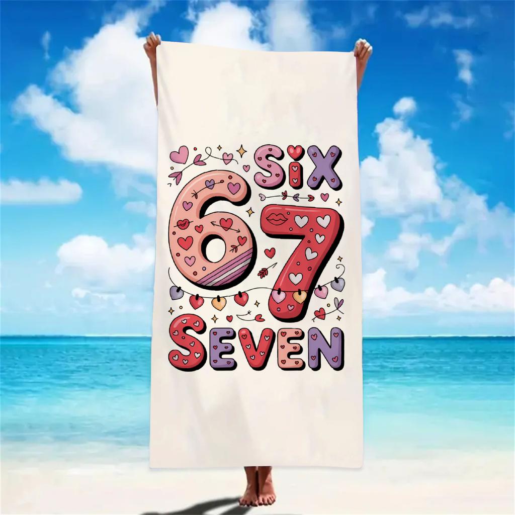 Girly 67 Beach Towel Pink Bow Flower Pattern Absorbent Microfiber Towel Sandproof for Teens Summer Vacation Gift Beach Towels