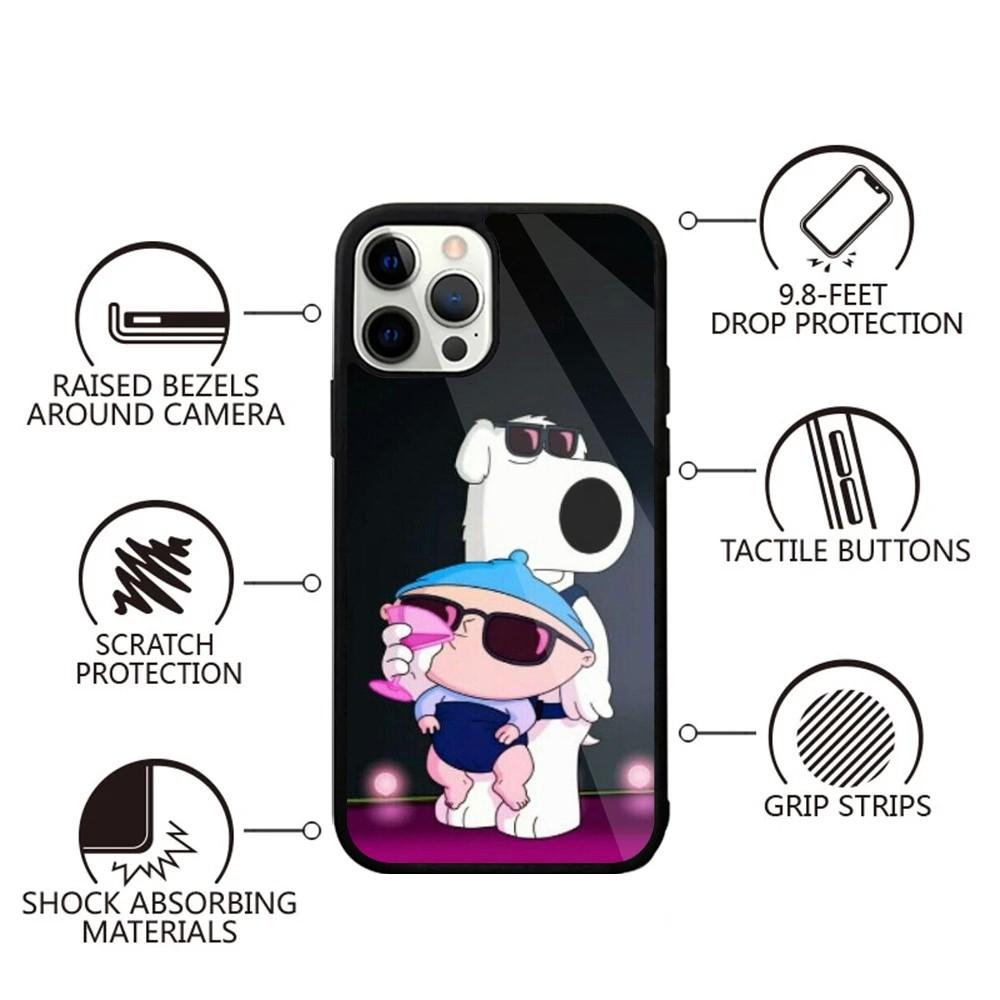 F-Family Funny Guy Phone Case For iPhone 16,15,14,13,12,11,Plus,Pro,Max,Mini Magsafe Magnetic Wireless Charging