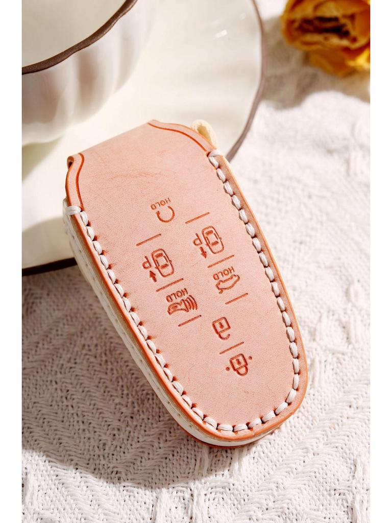 Genuine Leather Key Cover for Hyundai Sonata (7-button) & Tucson (5-button)