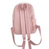 Women Girls Contrasting Color Small Backpack Student Schoolbag Multiple Pockets Nylon Daypack Laptop Bag