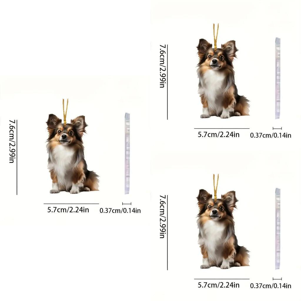 Colorful Acrylic Car Hanging Ornament Cute Cartoon Style For Home And Auto Decoration