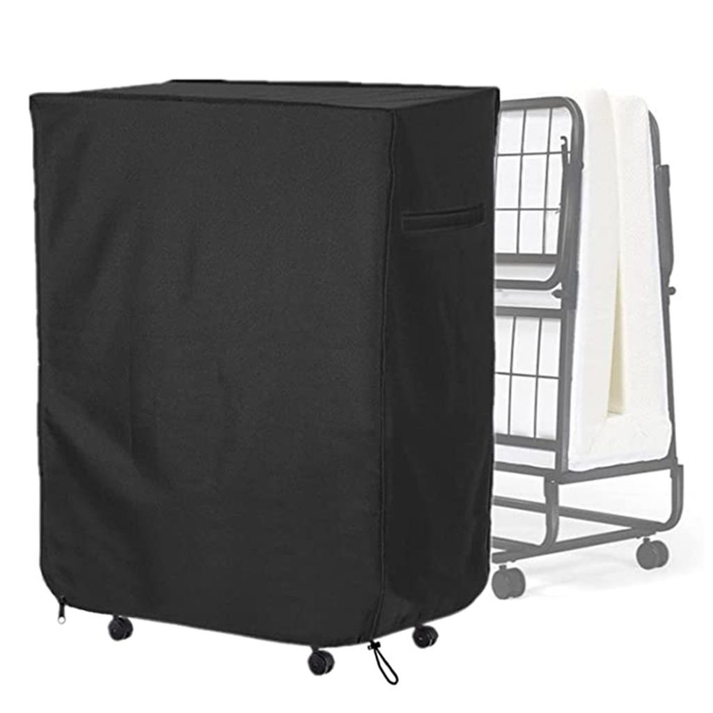 Klappbett-Abdeckung für den Außenbereich, 210D Oxford-Stoff, leicht zu reinigen, wasserabweisend, Klappbett-Aufbewahrungsabdeckung