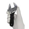 BOOSDEN Short Wide Adjustable Wrench, Pocket Monkey Wrench, Lightweight, Adjustable, Maximum Opening Width 38mm (160mm)