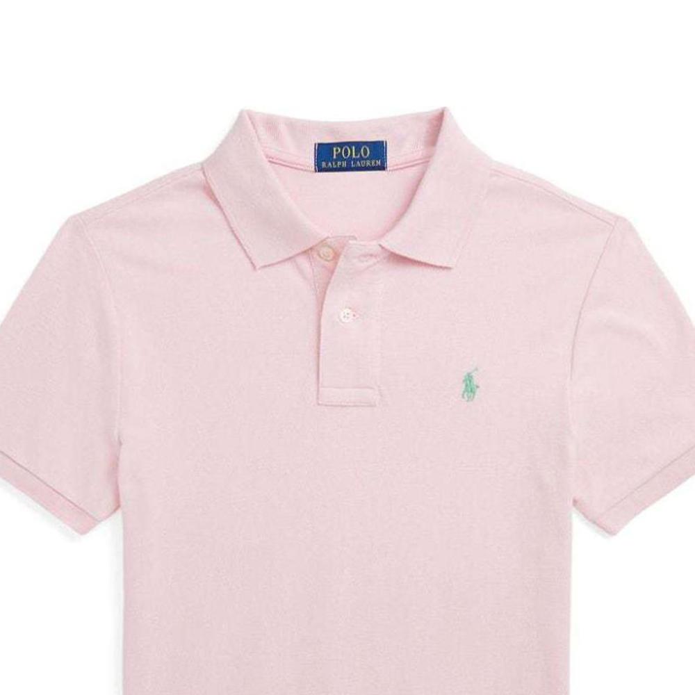 Polo Ralph Lauren Kids Cotton Logo Polo Shirt Kids Tops Pink 323708857-167