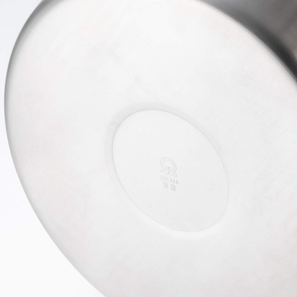 Endo Shoji Super Denji Frying Stainless for Induction Made in AAG3905 Pan, 42cm, Steel, Cooktops, Japan,