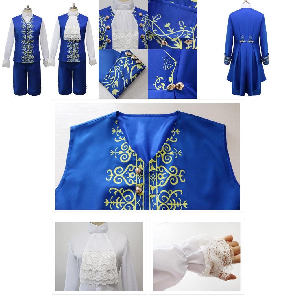 Enchanting Beauty And The Beast Adult Cosplay Prince Adam Costume For Halloween