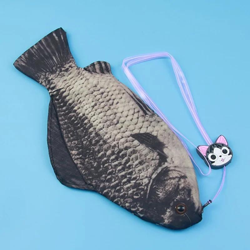Creative Fish Pen Box Capacitate mare Upgrade-uri Cadou Școlar Fun Stylus Bag Home Office Storage