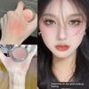 2025 New Peach Skin Blush, Natural Matte with Fine Shimmer, Natural Low Saturation, Pure Desire Style, Orange-Toned Blush, Hot Item