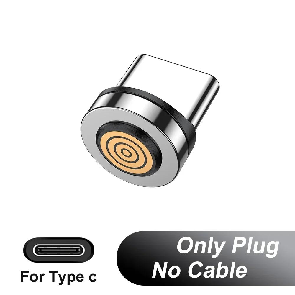 540 Rotate Magnetic Cable 5A Fast Charging Type C Cable For iPhone Xiaomi Realme Micro USB Magnet Charger Phone Data Cord