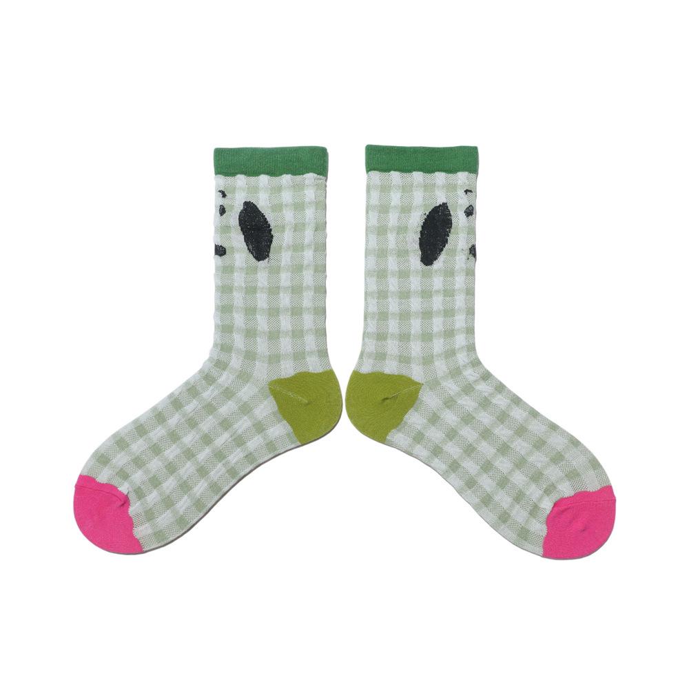 

Энергичные щенячьи мультяшные вышитые женские хлопковые носки на все сезоны 35-39