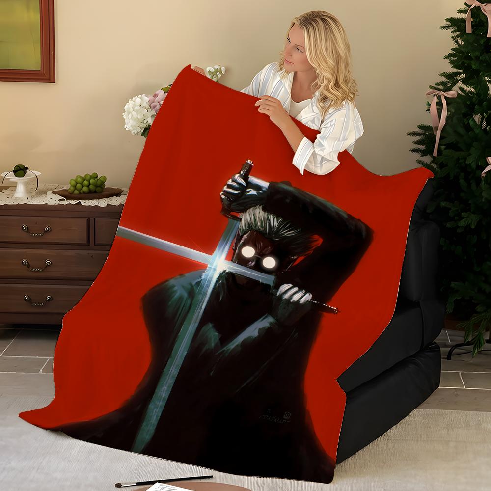 Anime H-Hellsing Throw Flannel Blanket, Soft Warm, Durable & Washable cute Cool