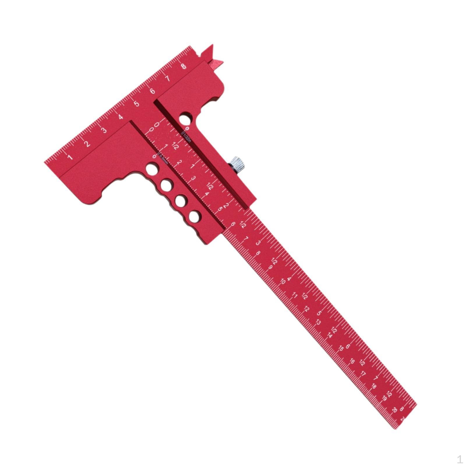 

Т-образный разметчик для обработки дерева, измерительный прибор, многофункциональный столярный инструмент для самостоятельной работы No Fine Tuning