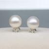 925 Sterling Silver Fashion Pearl Earrings Gift Jewelry