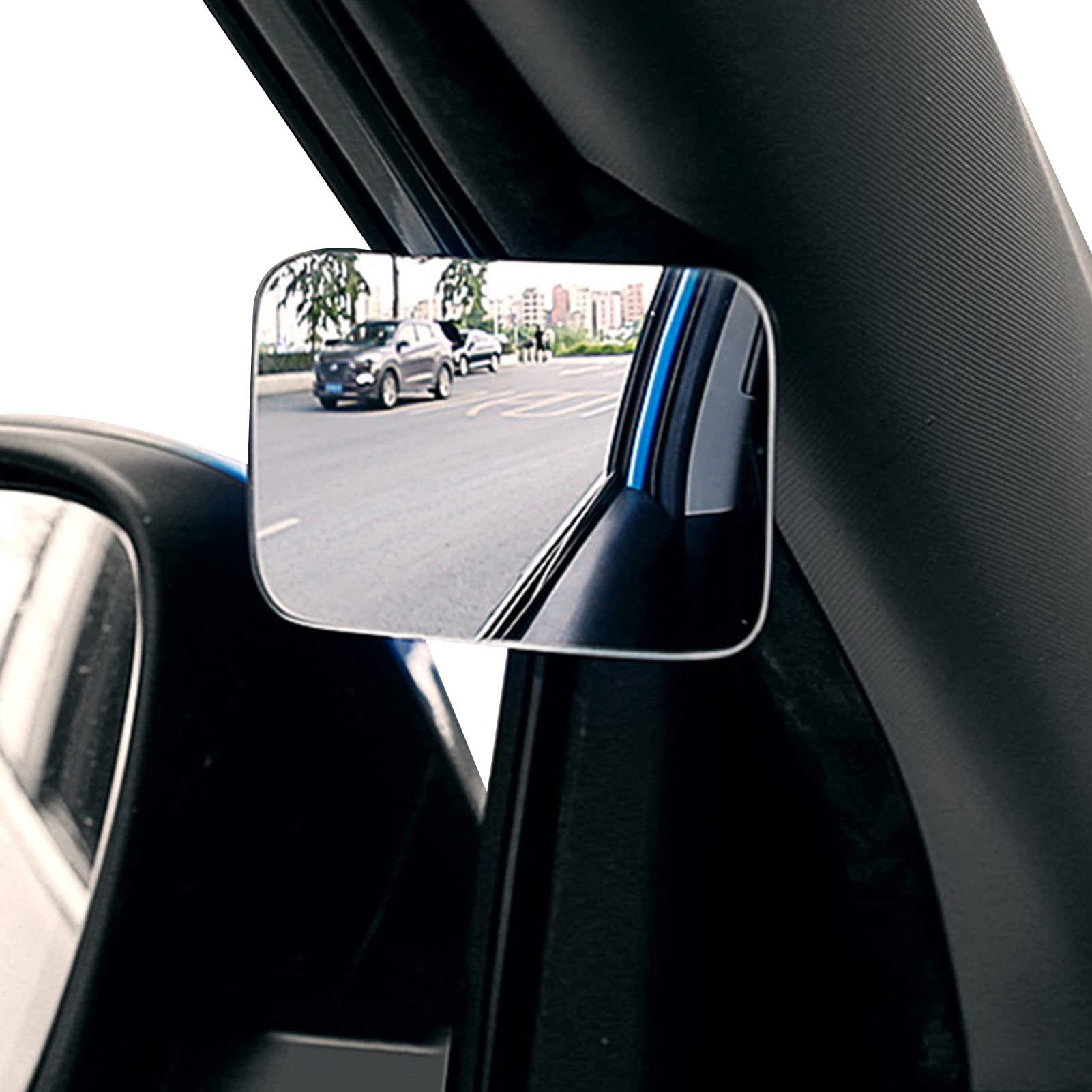 

Blind Spot Mirror, Border Sinker Mirror, Side Mirror Blind Spot Stick-on Car Driver and Passenger Side and Rear Seat Jhgf 3.15*2.16 inch