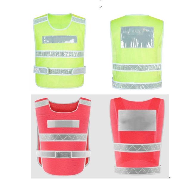 Yuezhiliang Reflexväst med flera fickor för bygg, renhållning och landskapsarkitektur