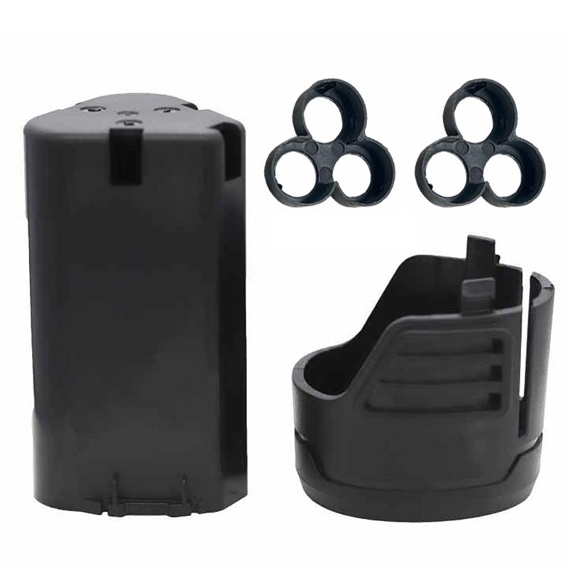 Li-Ion Rechargeable Battery Pack Shell New Lithium Electric Drill Rechargeable Battery Case 12V Lithium Battery Case Screw Free