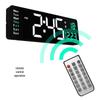 16" Nordic LED Digital Wall Clock with Large Screen Display, Model 6626 - Simple Living Room Décor.