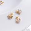 14K Gold-Filled Zirconia Swan Pendant DIY Jewelry Set: Bracelets, Necklaces, Earrings