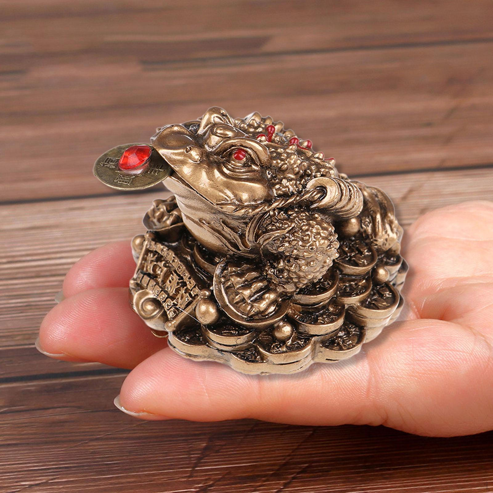 

Feng Shui Wealth Figurine Table Ornament 5x4.5x3.8cm Decor for Spring Festival Multifunctional бронзовий