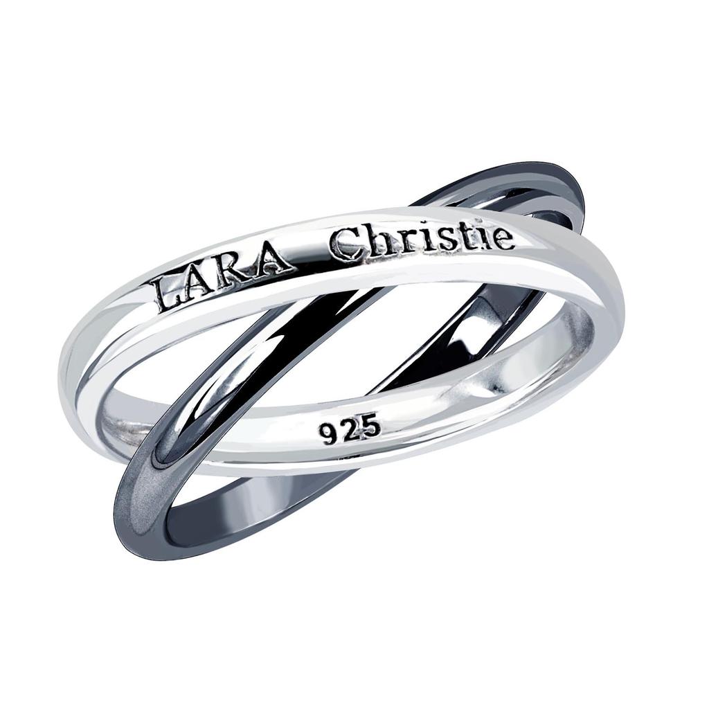 Lala Christie Silver Rondo Ring Size 23 Men's [BLACK LABEL] Cr3871-b-23