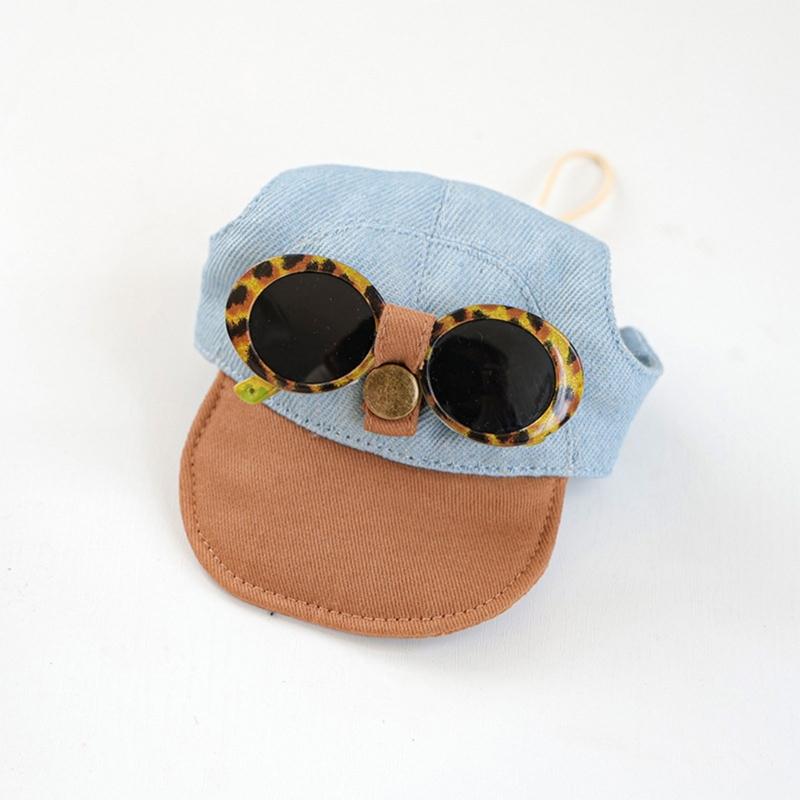 Comfortable Wide Brimmed Sun Hat For Pet Headgear Outdoor Summer Headgear Breathable Hat