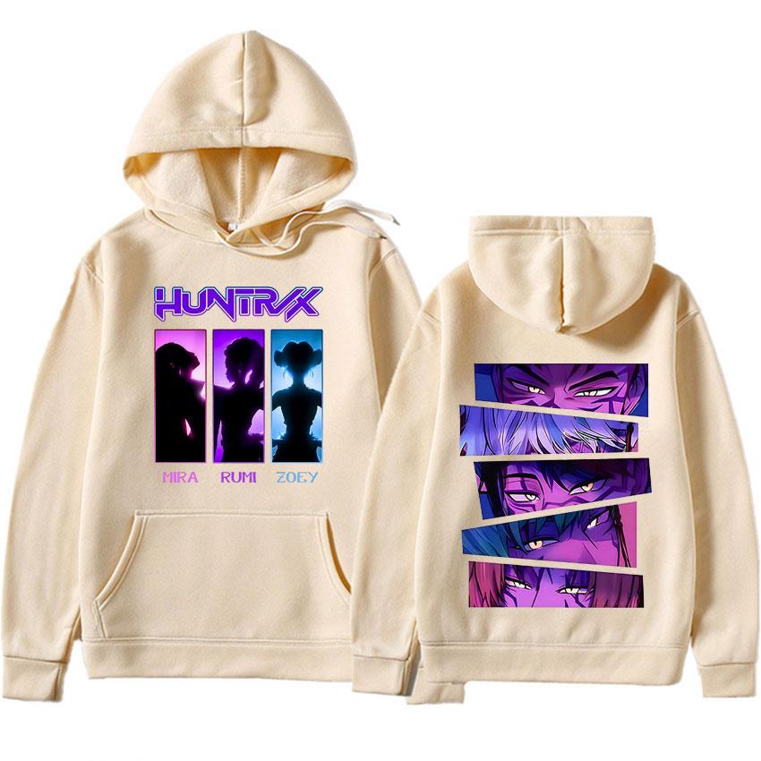 Kreslená mikina Lovci démonů K-pop Gotická grafika Mikina Pánská Dámská Ležérní oblečení Módní Mikina s kapucí Streetwear