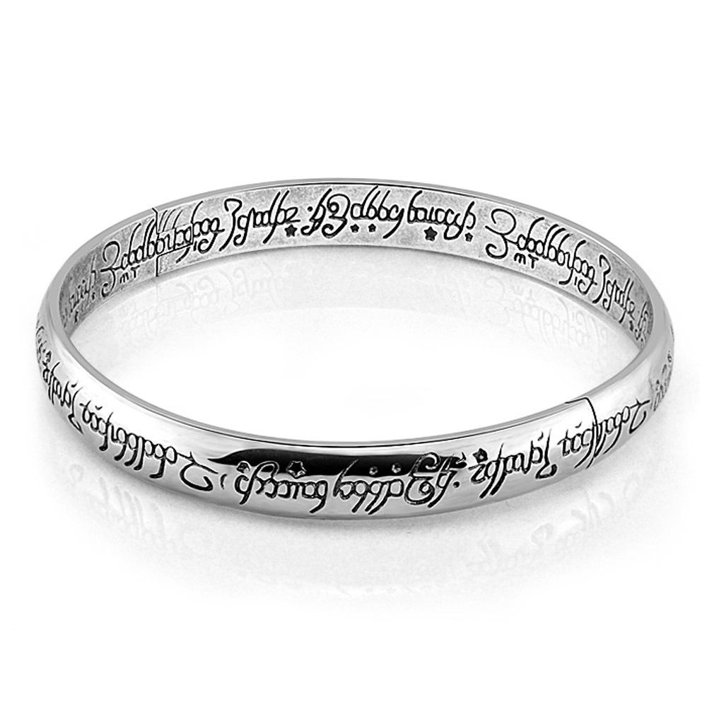 Female And Male Couple Magic Pattern Bracelet Round Open Bracelet Classic